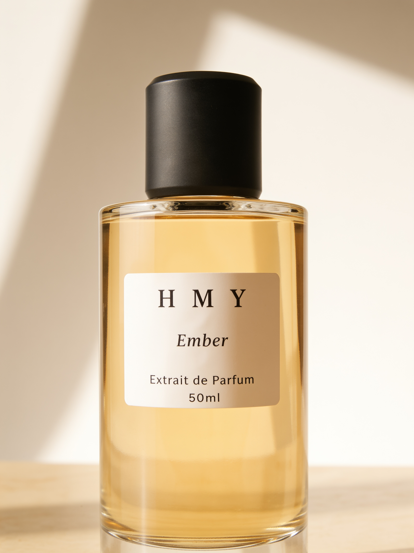 HMY Ember 50 ml — the label, up close